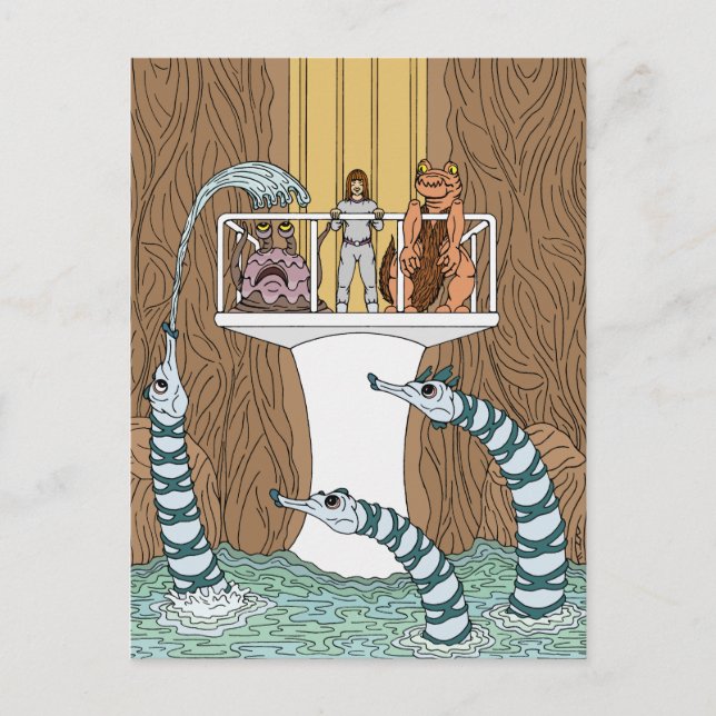 Carte Postale Visiter la piscine des Piptrixons (Devant)