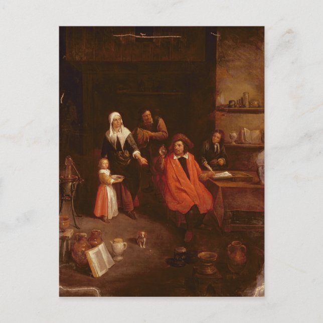 Carte Postale Visiter le médecin (Devant)