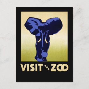Carte Postale Visiter Le Zoo