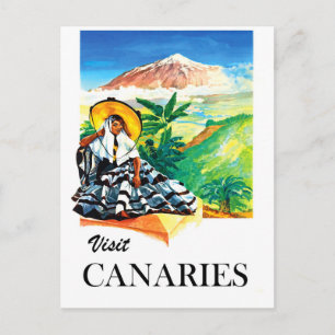Carte Postale Visiter les Canaries