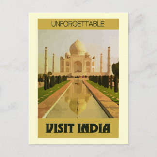 Carte Postale visiter l'inde