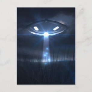 Carte Postale Visiteurs de l'espace
