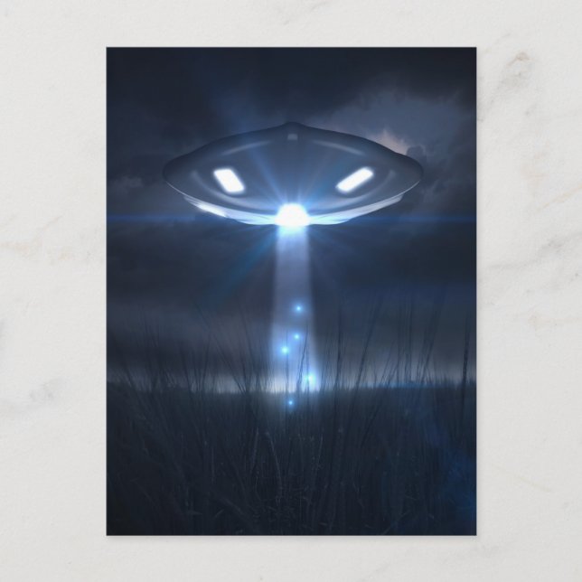 Carte Postale Visiteurs de l'espace (Devant)