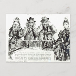 Carte Postale Visiteurs de l'Exposition de Paris