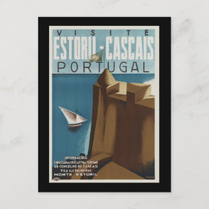 Carte Postale Visitez Estoril-Cascais Portugal