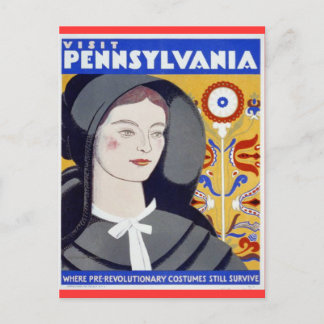 Carte Postale Visitez la Pennsylvanie