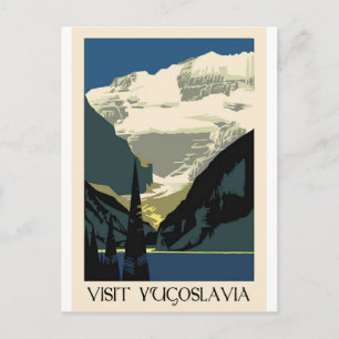 Carte Postale Visitez la Yougoslavie
