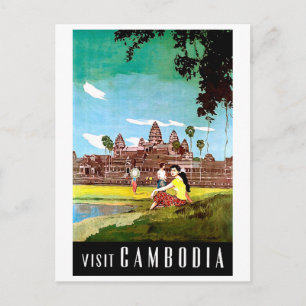 Carte Postale Visitez le Cambodge