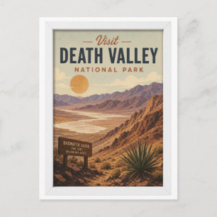 Carte Postale Visitez le parc national de Death Valley Voyage Vi