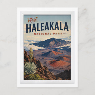 Carte Postale Visitez le parc national de Haleakala Voyage Vinta