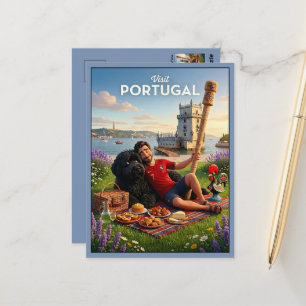 Carte Postale Visitez le Portugal 3D Travel
