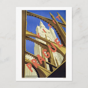 Carte Postale Visitez Prague République tchèque