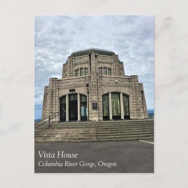 Carte Postale Vista House, Columbia River Gorge, Oregon Postcard (Devant)