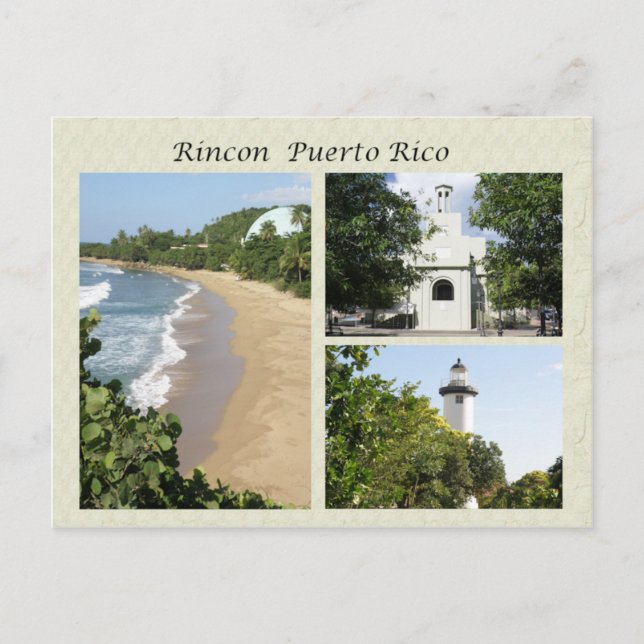 Carte Postale Vistas de Rincon Porto Rico (Devant)