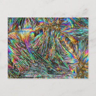 Carte Postale Vitamine B au microscope