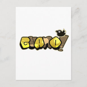Carte Postale Vitesse de jeu de guano - logo