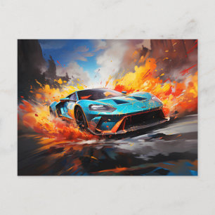 Carte Postale Vitesse future