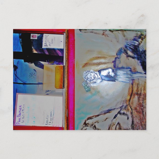 Carte Postale Vitrine de cinéma Rangra, Alpine, TX (Devant)