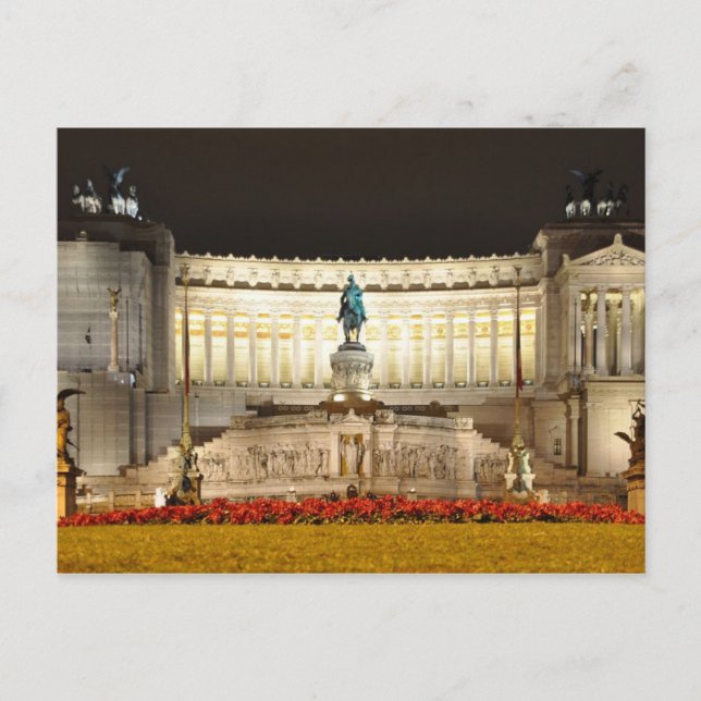 Carte postale Vittorio Emanuele II Monument, Rome  (Devant)