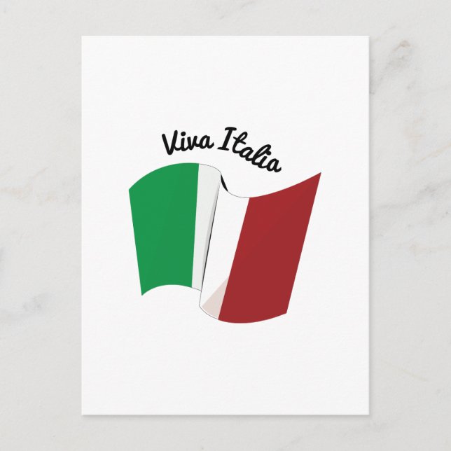 Carte Postale Viva Italia (Devant)