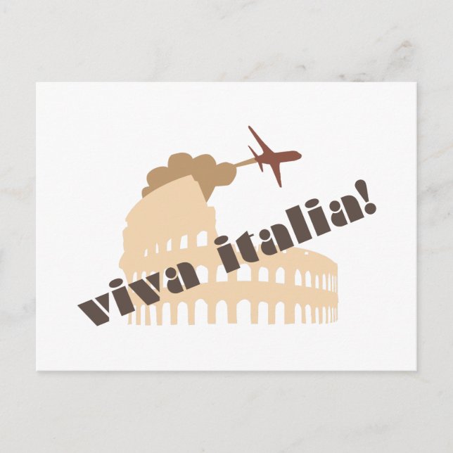 Carte Postale Viva Italia (Devant)