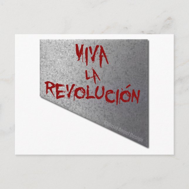 Carte Postale Viva la Révolution Guillotine (Devant)