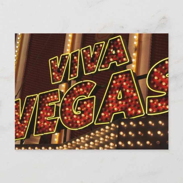Carte Postale Viva Las Vegas (Devant)