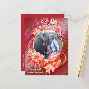 Carte postale Viva Magenta Faire-part