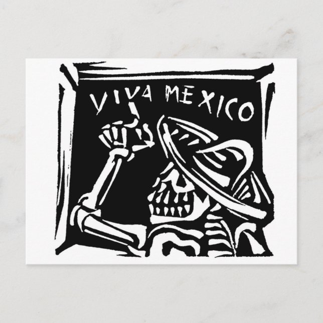 Carte Postale Viva Mexico - Le "Jour des Morts" du Mexique (Devant)