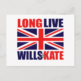 Carte Postale Vive les volontés et Kate