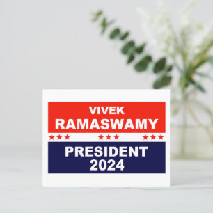 Carte Postale Vivek Ramaswamy Président 2024