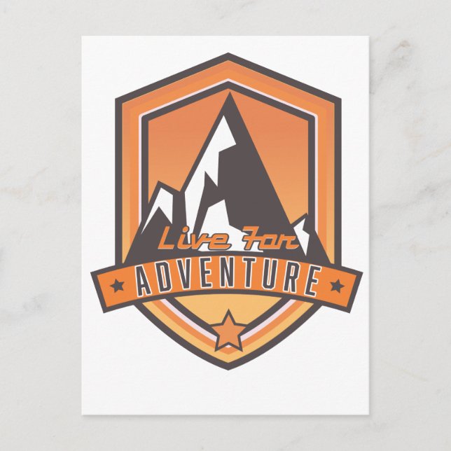 Carte Postale Vivez l'aventure (Devant)