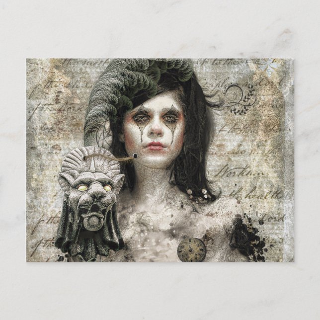 Carte postale Vivre fille morte (Devant)