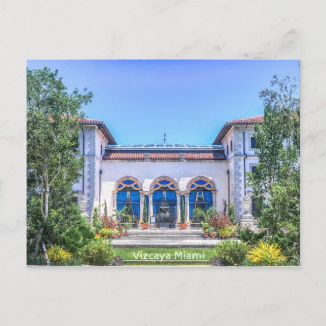 Carte Postale Vizcaya Miami (Devant)