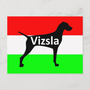Carte Postale vizsla silo nom sur drapeau-Hongrie.png