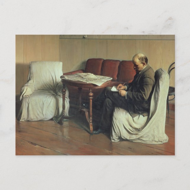 Carte Postale Vladimir Lénine à Smolny, 1930 (Devant)