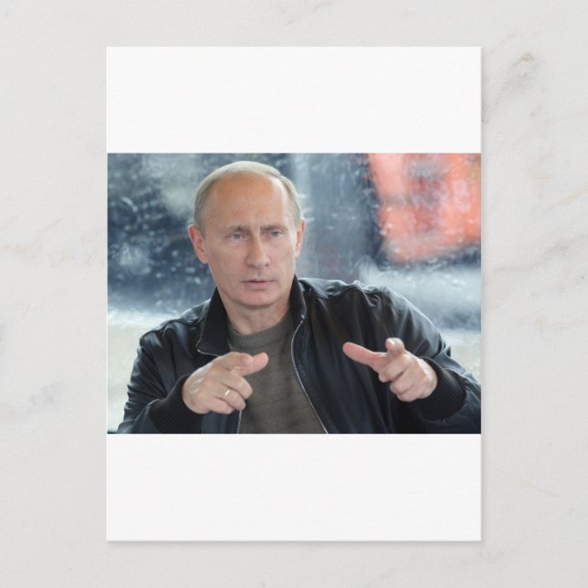 Carte Postale Vladimir Poutine (Devant)