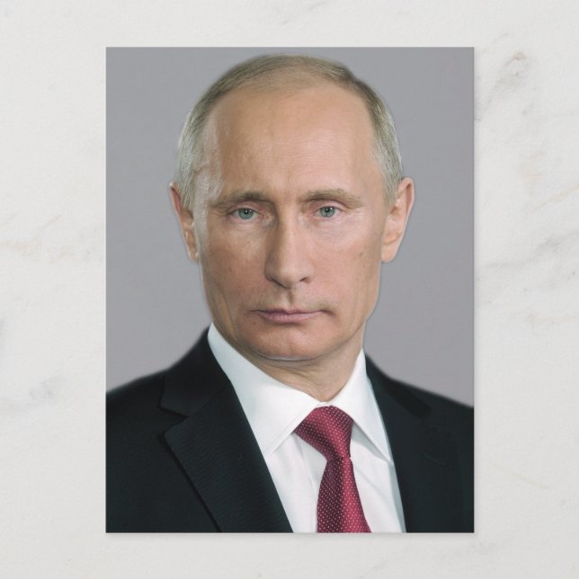 Carte Postale Vladimir Poutine (Devant)