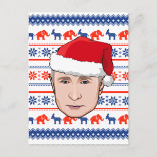 Carte Postale VLADIMIR POUTINE Noël