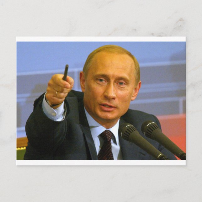 Carte Postale Vladimir Putin wants to give that man a cookie! (Devant)