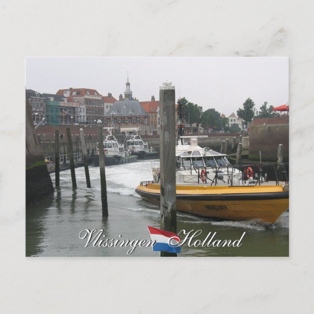 Carte postale Vlissingen Pilot Boat Holland (Devant)