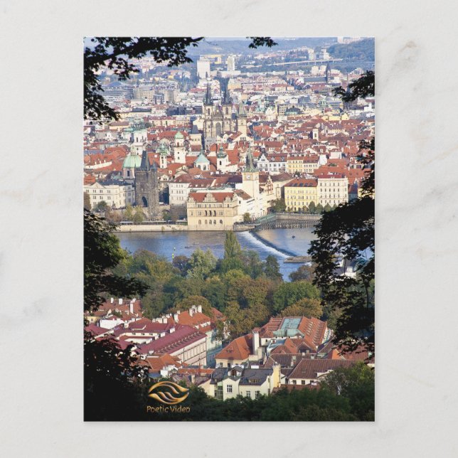 Carte Postale Vltava Prague (Devant)
