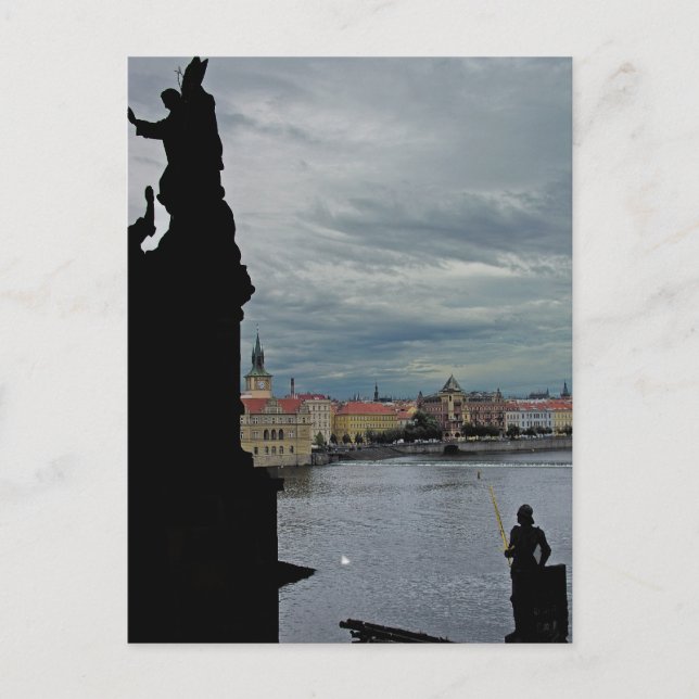 Carte Postale Vltava, Prague, Du Pont Charles (Devant)