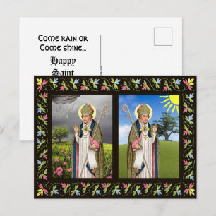 Carte Postale Vœu de la St-Swithin 'sérieux'