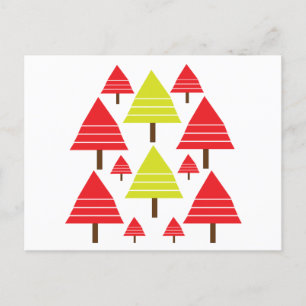 Carte Postale Vœux de la saison de l'arbre de Noël