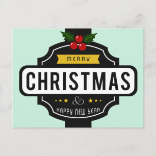 Carte postale voeux de Noël