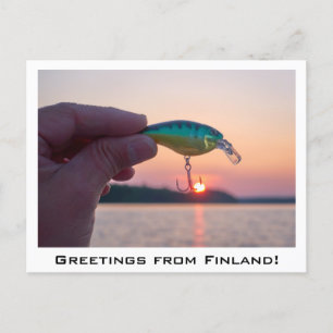 Carte Postale Voeux de souvenir de Finlande