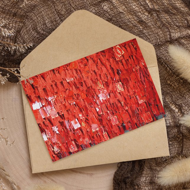 Carte Postale Voeux rouges (Créateur téléchargé)