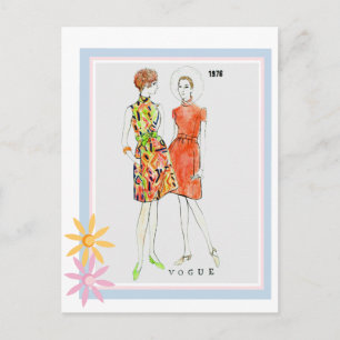 Carte Postale Vogue 1976