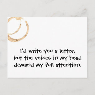 Carte postale Voices